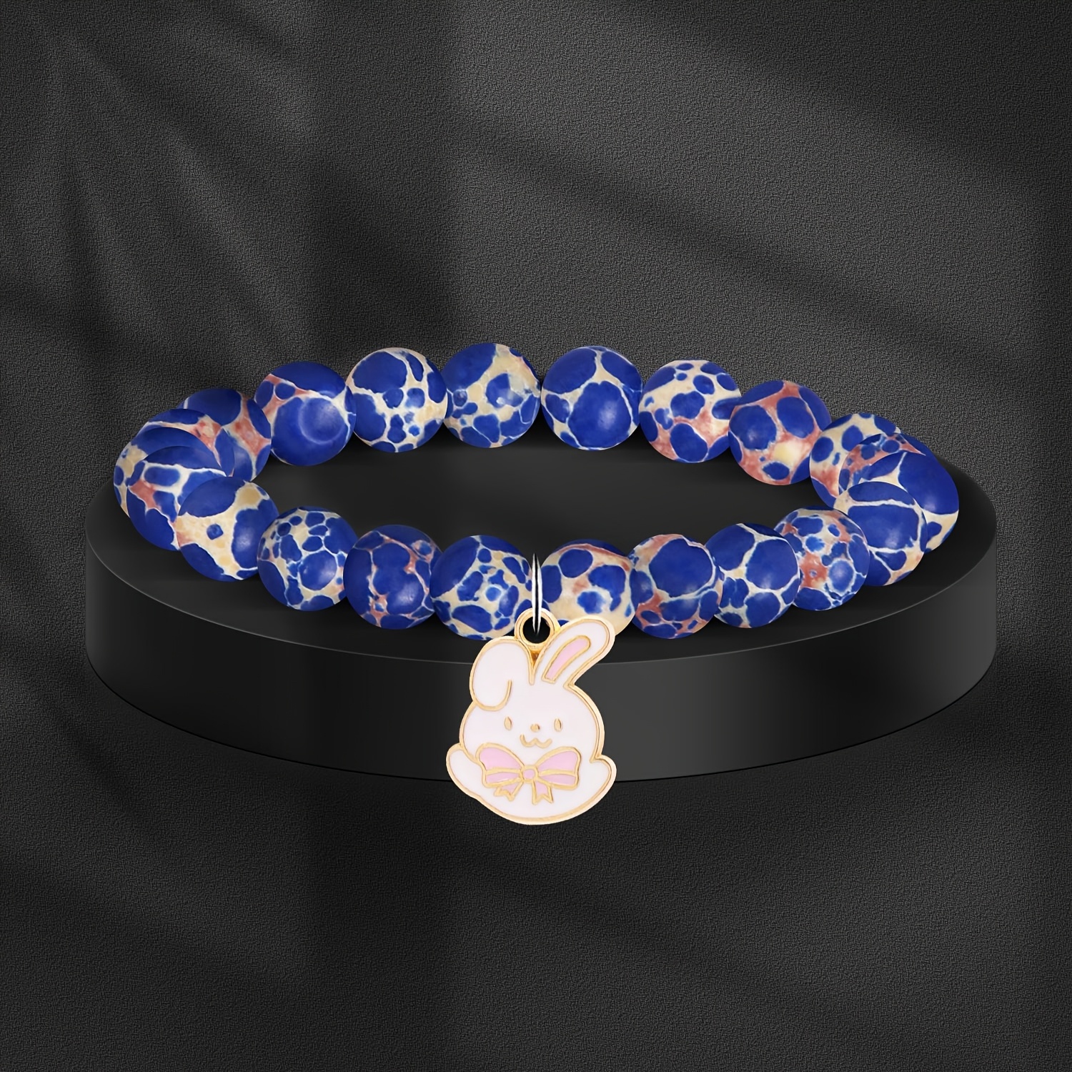 Valentine's Day Rabbit Charm Bracelet Gift for Women
